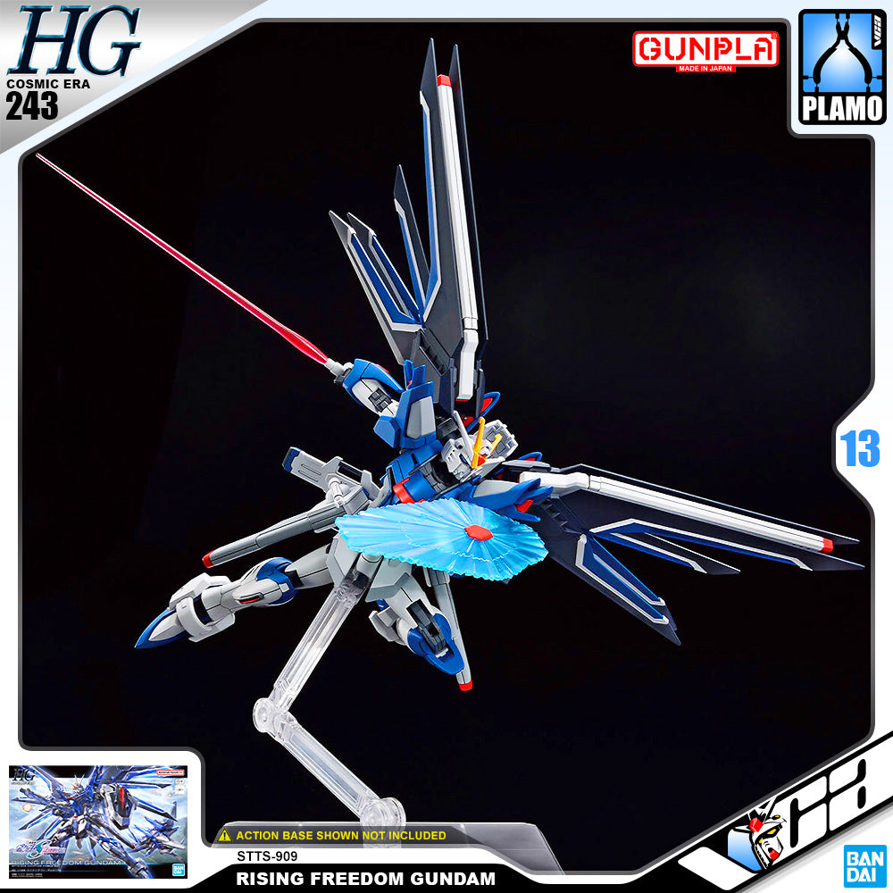 Bandai Gunpla 高级 HG 崛起自由高达 塑料模型玩具 VCA Singapore