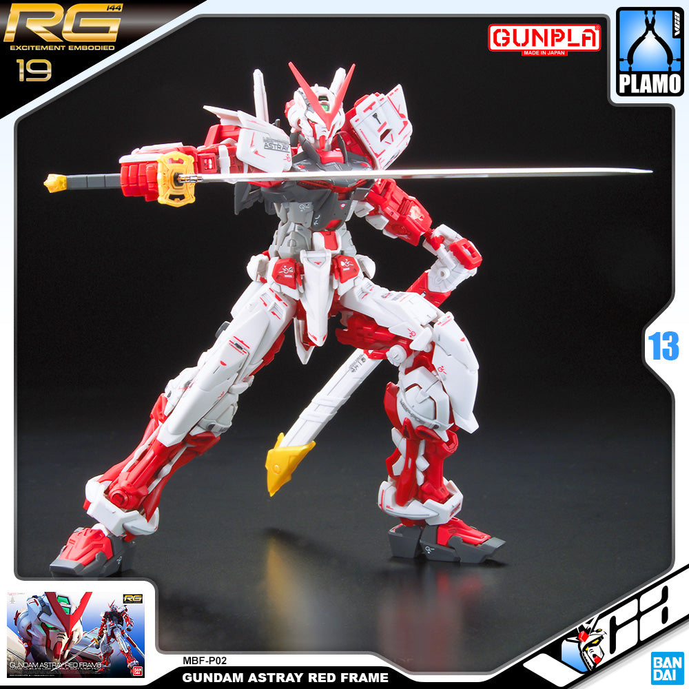 Bandai Gunpla Real Grade 1/144 RG Gundam Astray Red Frame Plastic Model Action Toy VCA Singapore