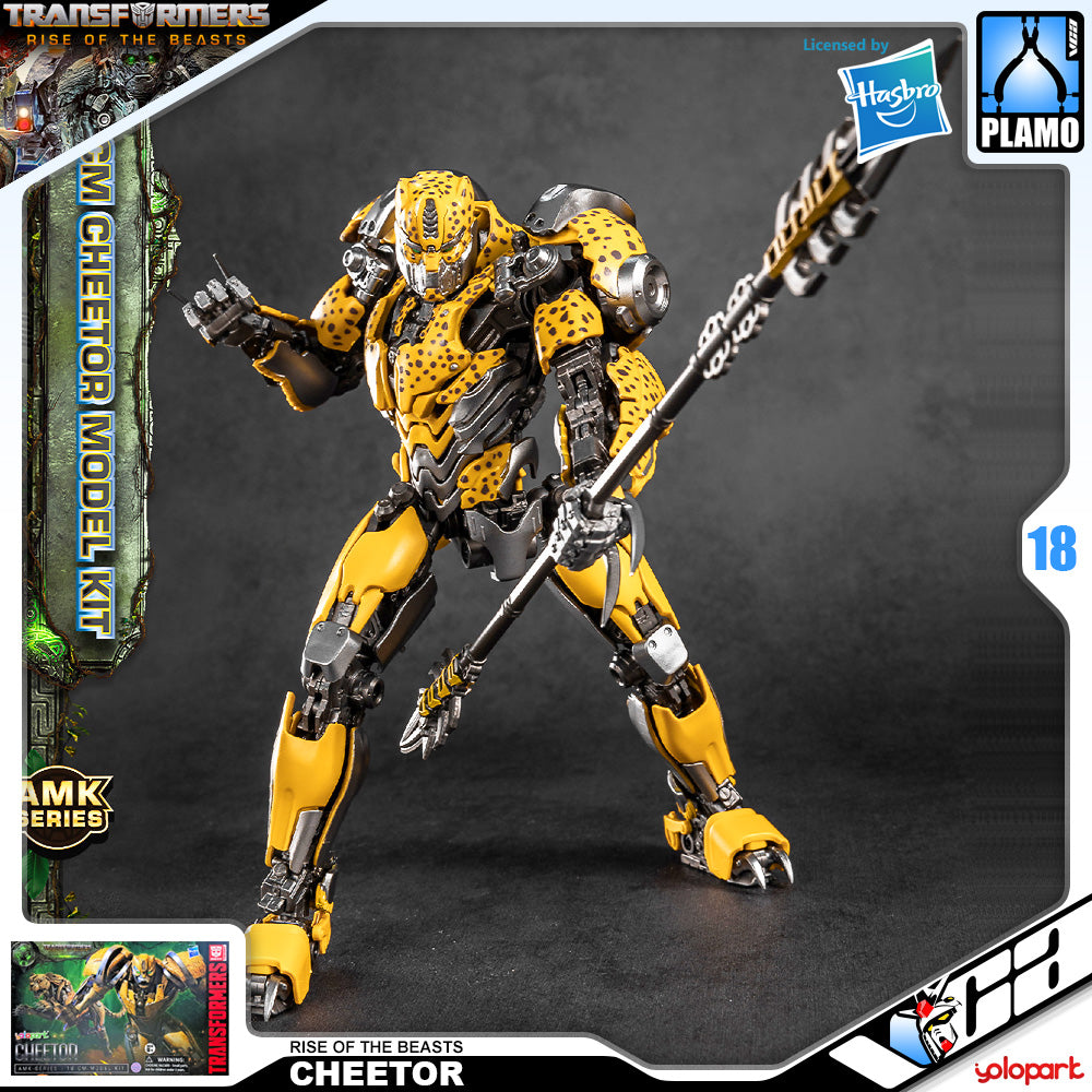 Yolopark AMK Cheetor Transformers Rise of the Beasts Plastic Assemble Action Figure Toy VCA Singapore