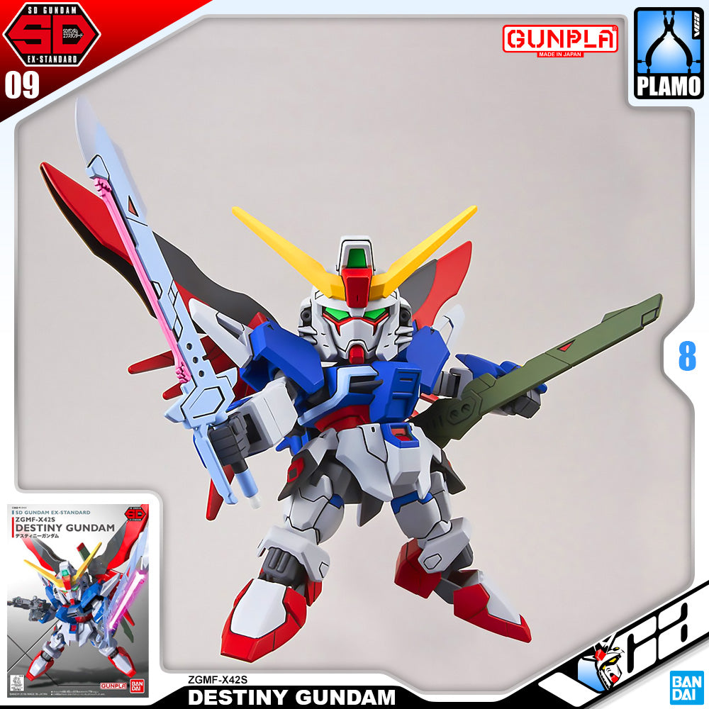 Bandai Gunpla SD Ex-Standard SDEX 命运高达塑料模型可动人偶玩具套件 VCA Singapore