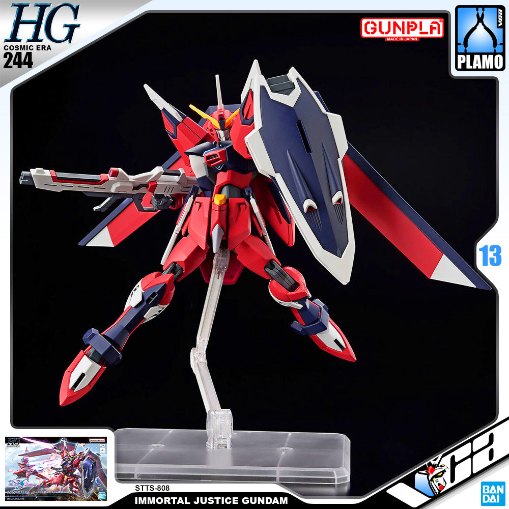 Bandai Gunpla High Grade Cosmic Era HGCE HG Immortal Justice Gundam Plastic Model Action Toy VCA Singapore