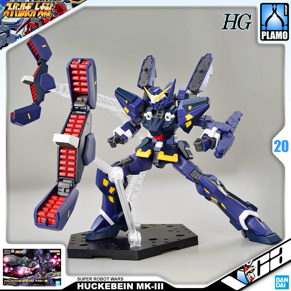 Bandai High Grade Super Robot Wars HG Huckebein MK-III Plastic Model Action Figure Toy VCA Gundam Singapore