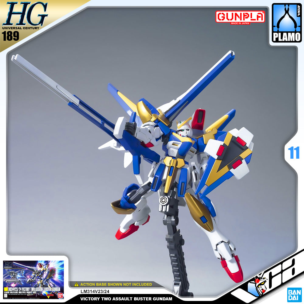 Bandai Gunpla High Grade Universal Century HGUC 1/144 HG Victory Two Assault Buster Gundam Plastic Model Toy VCA Singapore