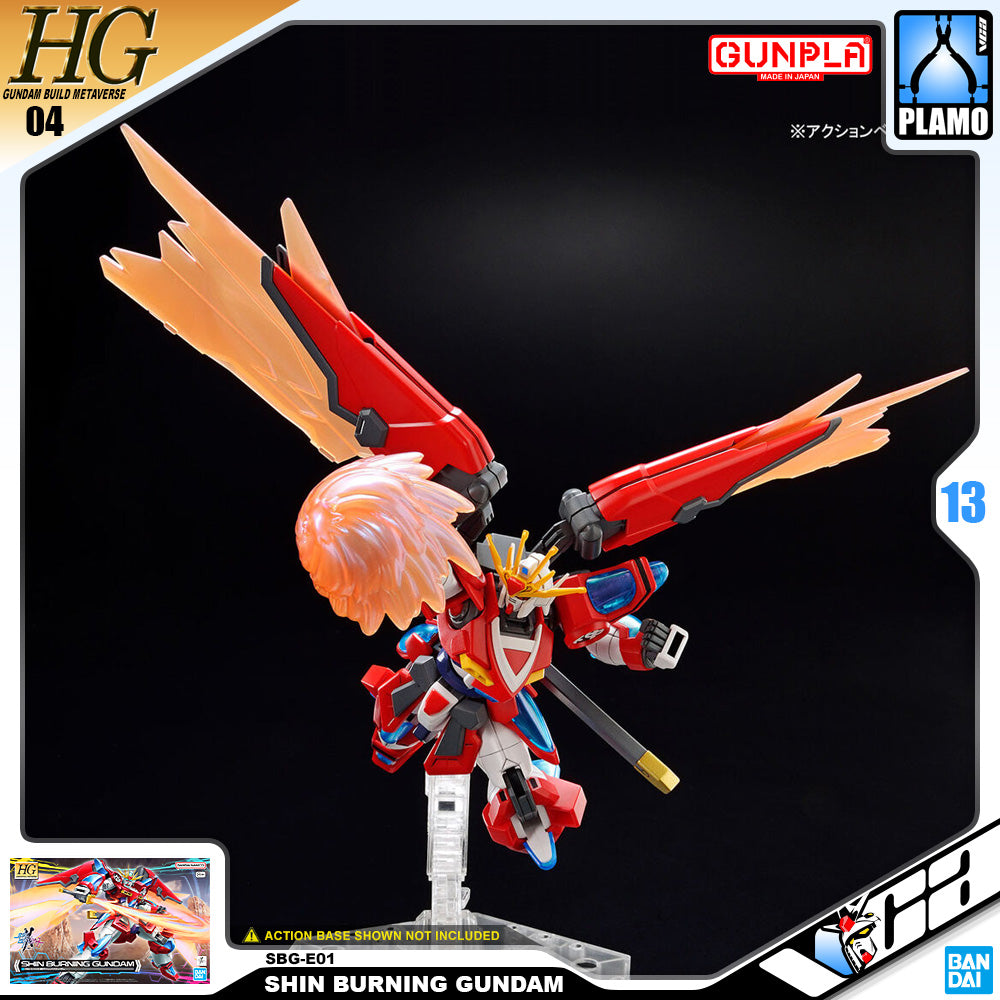 Bandai Gunpla High Grade Metaverse Shin Burning Gundam Plastic Model Toy Kit VCA Singapore