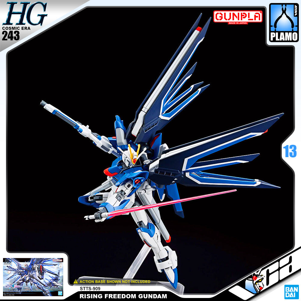 Bandai Gunpla 高级 HG 崛起自由高达 塑料模型玩具 VCA Singapore