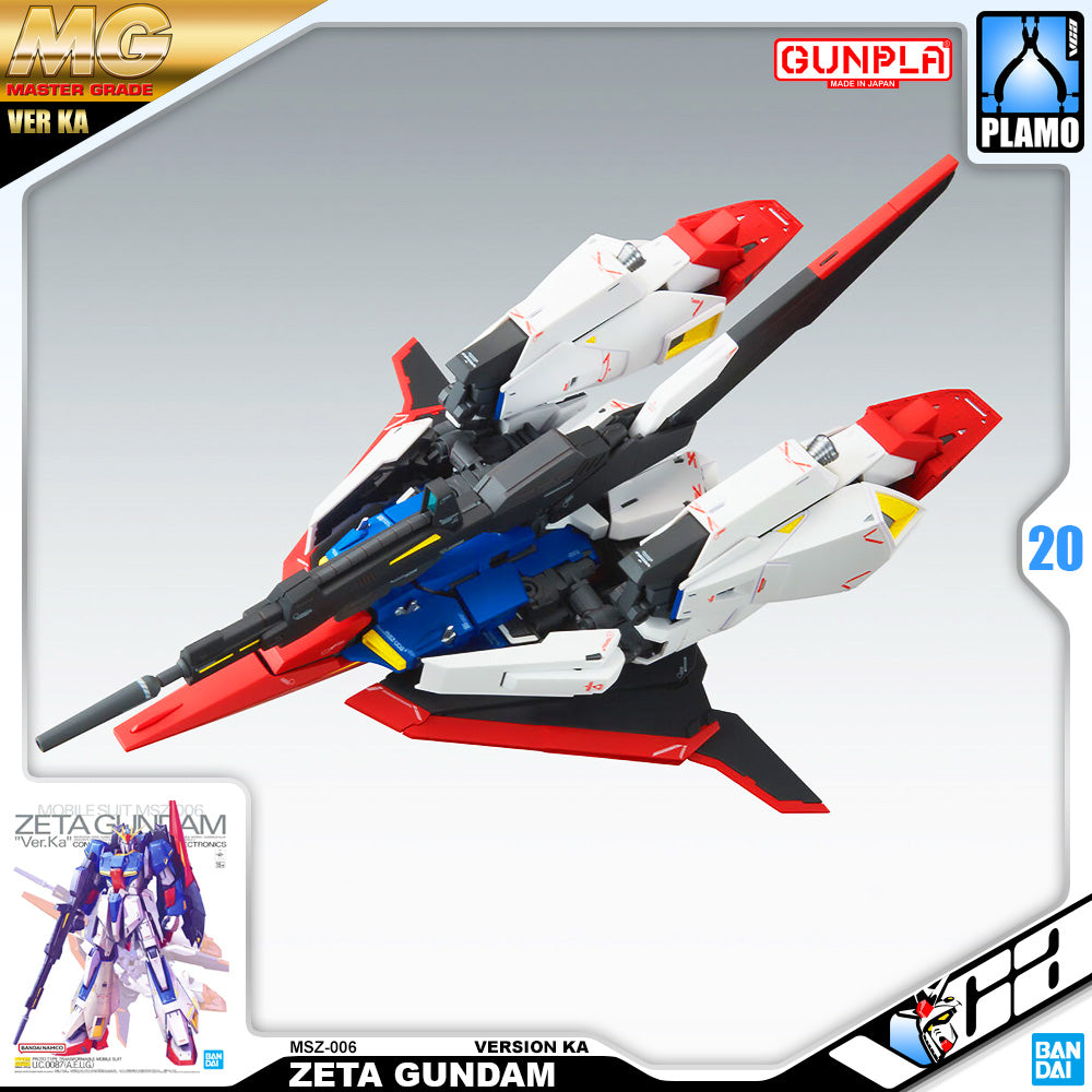 Bandai Gunpla Master Grade 1/100 MG Zeta Gundam Ver Ka 塑料模型动作玩具套件 VCA 中国