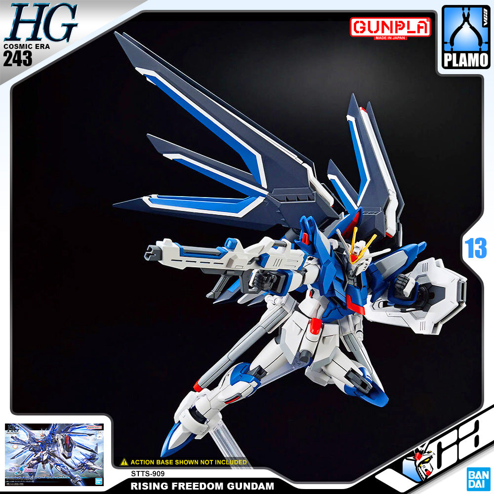 Bandai Gunpla 高级 HG 崛起自由高达 塑料模型玩具 VCA Singapore