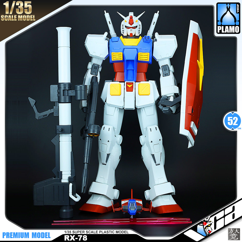 1/35 Big Large Scale RX-78-2 Gundam Plastic Model Action Toy Kit VCA Singapore