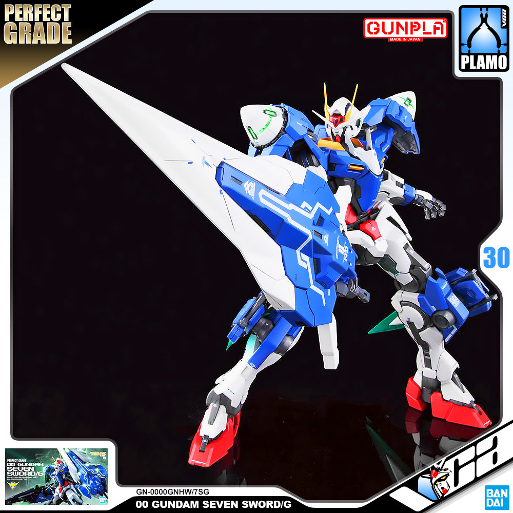 Bandai Gunpla Perfect Grade 1/60 PG 00 高达七剑/G 塑料模型动作玩具 VCA Singapore