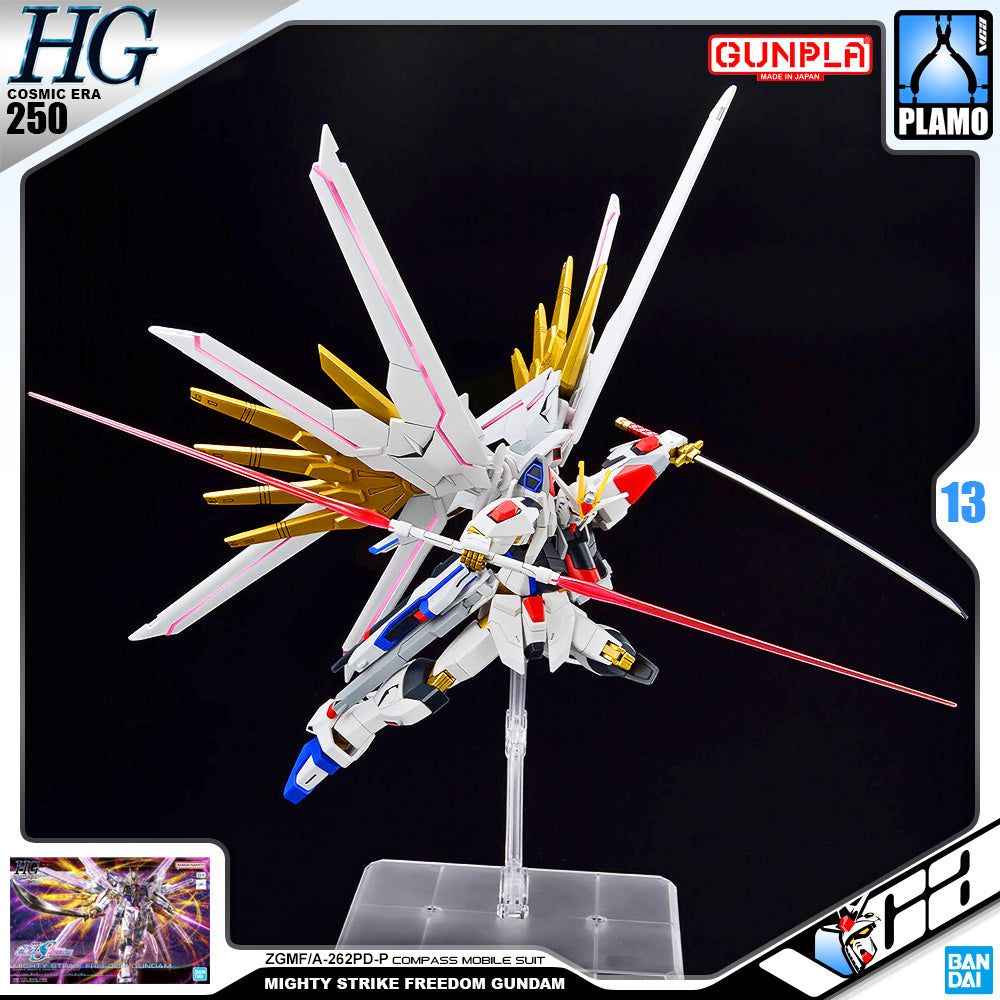 Bandai Gunpla High Grade HG Mighty Strike Freedom Gundam Plastic Model Toy VCA Singapore
