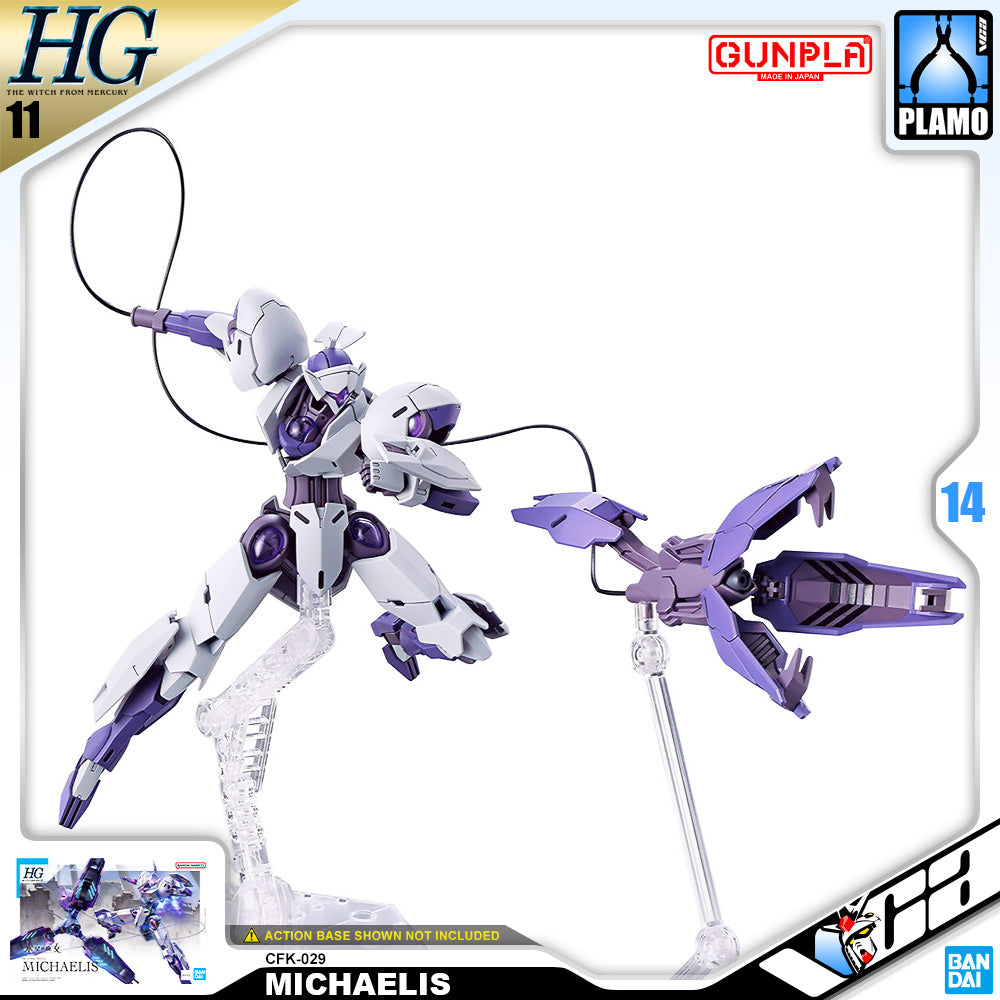 Bandai Gunpla High Grade The Witch From Mercury 1/144 HG Michaelis Plastic Model Action Toy VCA Gundam Singapore