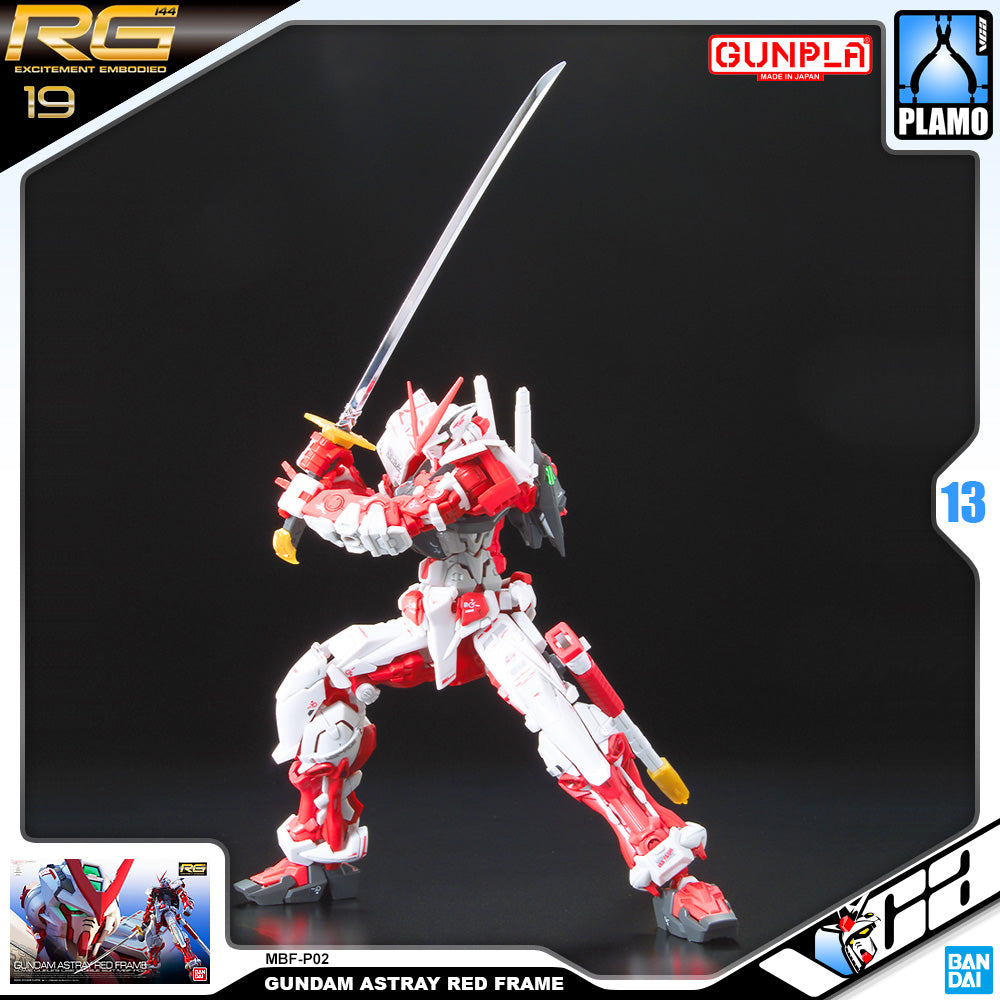 Bandai Gunpla Real Grade 1/144 RG Gundam Astray Red Frame Plastic Model Action Toy VCA Singapore