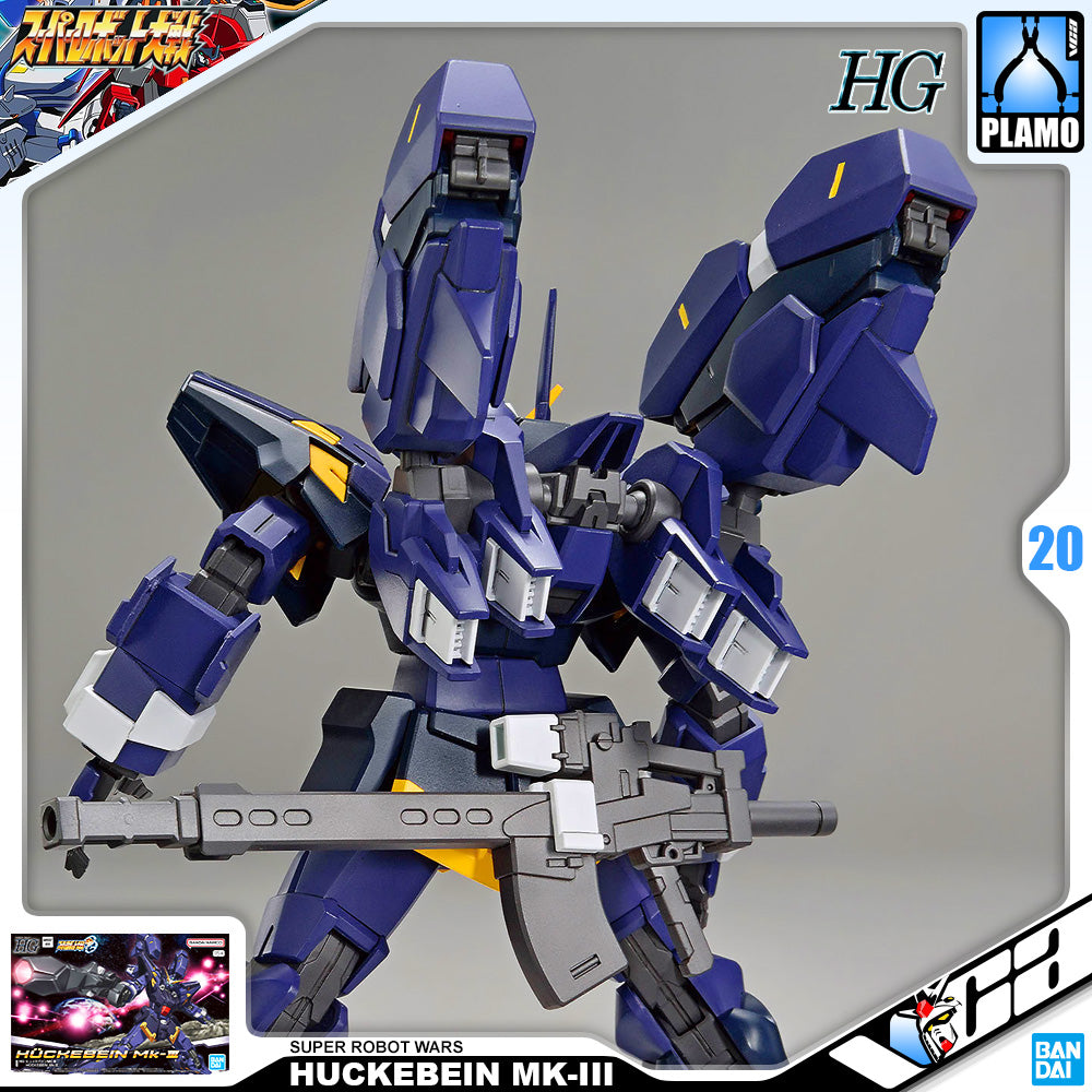 Bandai High Grade Super Robot Wars HG Huckebein MK-III Plastic Model Action Figure Toy VCA Gundam Singapore