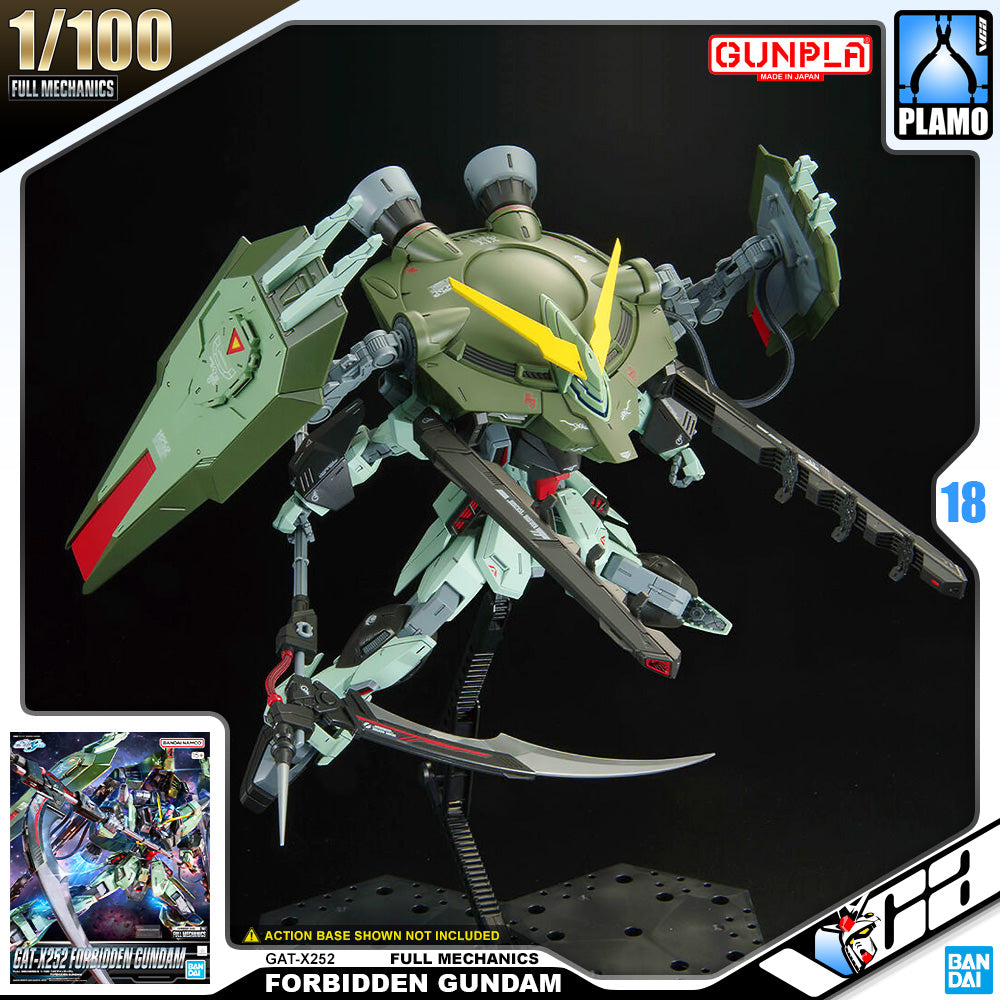 Bandai Full Mechanics 1/100 比例禁断高达塑料模型动作玩具 VCA Singapore