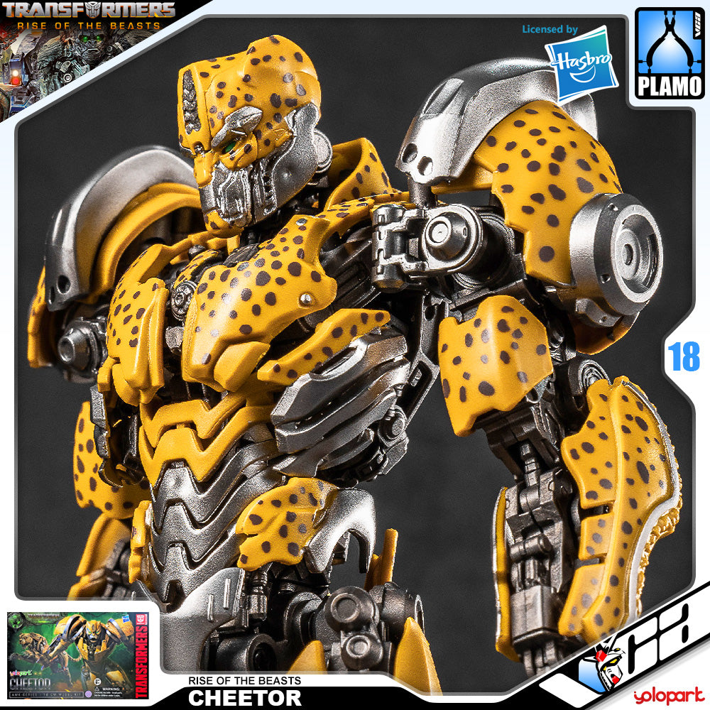 Yolopark AMK Cheetor Transformers Rise of the Beasts Plastic Assemble Action Figure Toy VCA Singapore