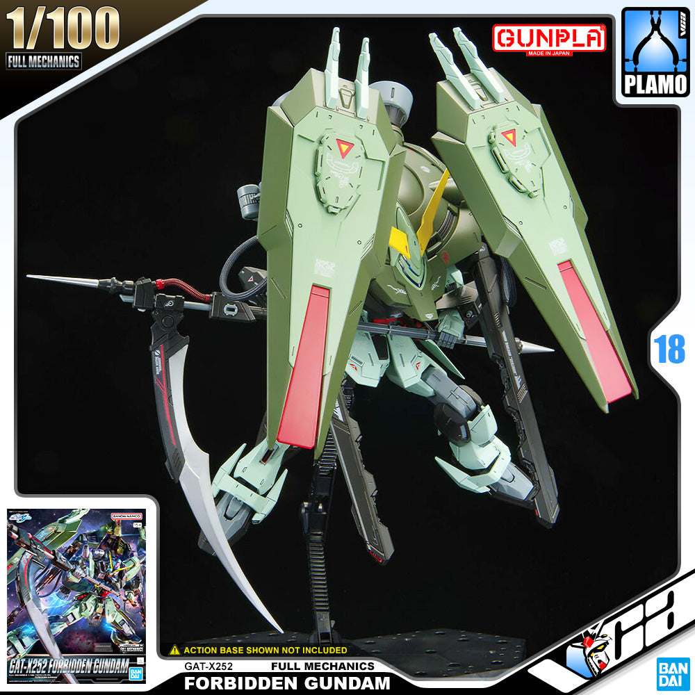 Bandai Full Mechanics 1/100 比例禁断高达塑料模型动作玩具 VCA Singapore