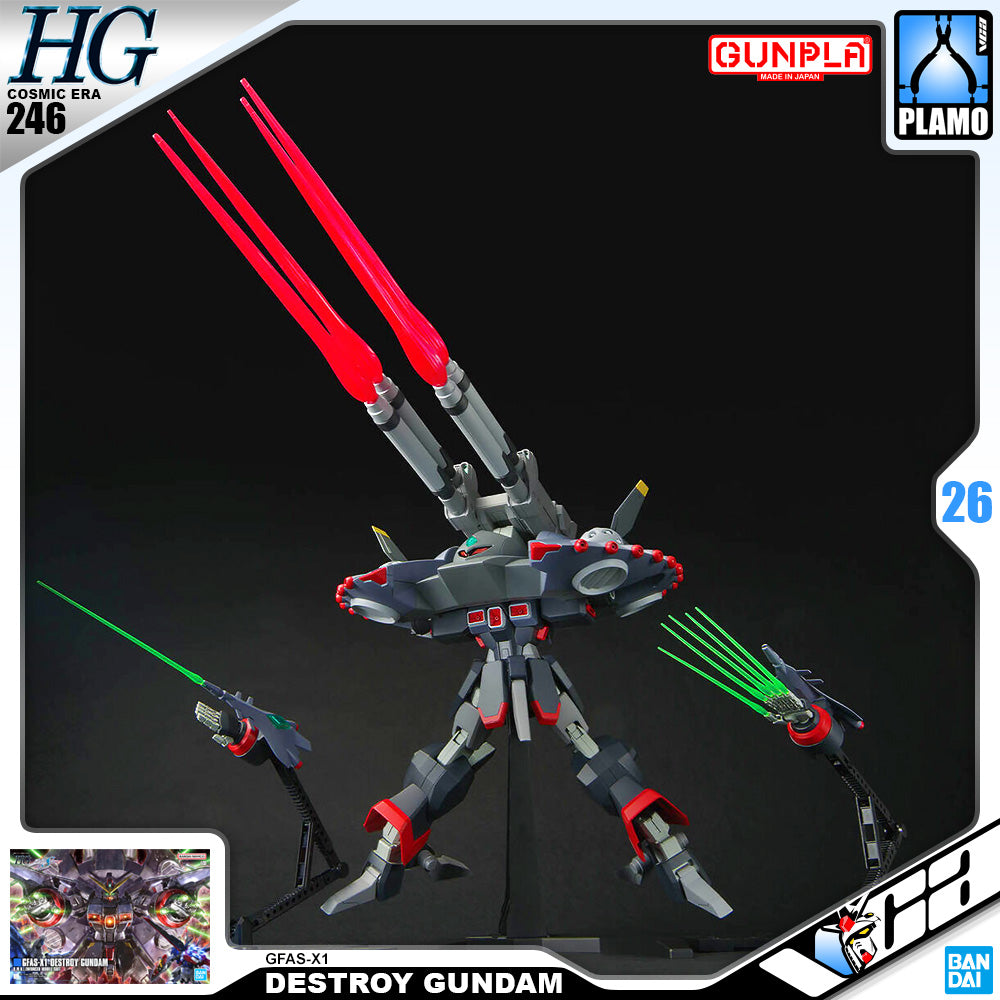 Bandai Gunpla High Grade Cosmis Era HG Destroy Gundam Plastic Model Action Toy VCA Singapore