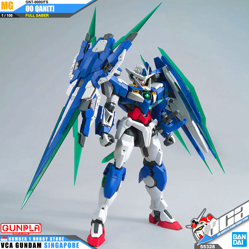 Bandai Gunpla Master Grade 1/100 MG GNT-0000/FS 00 QANT FULL SABER