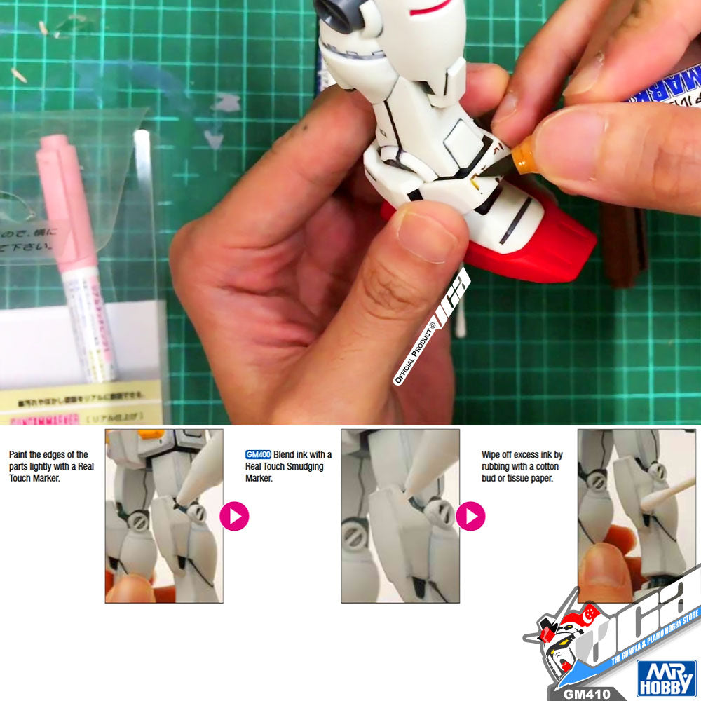 GSI CREOS MR HOBBY GM410 GUNDAM REAL TOUCH MARKER PAINT PINK HOBBY PEN VCA GUNDAM SINGAPORE