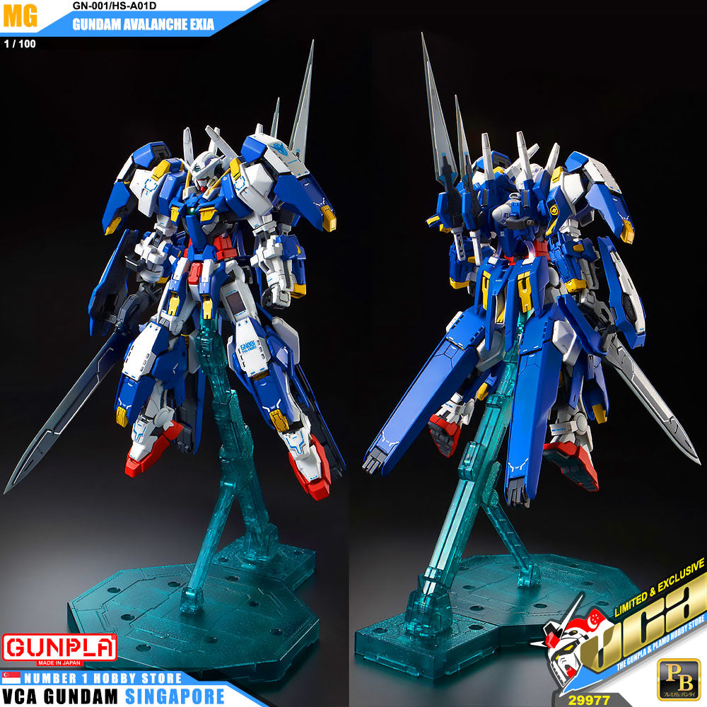 Premium Bandai Gunpla Master Grade 1/100 MG Gundam Avalanche Exia