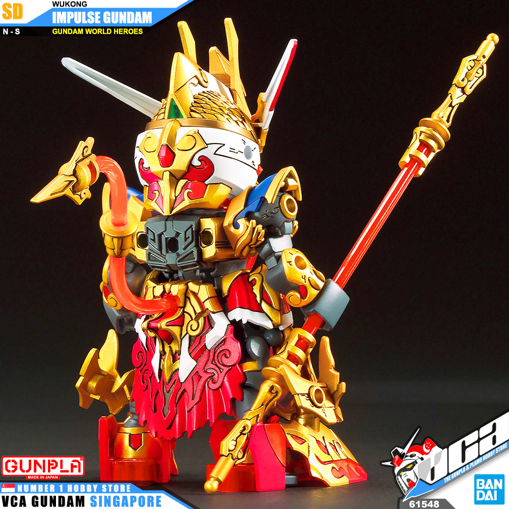 Bandai Gunpla World Heroes SD WUKONG IMPULSE GUNDAM