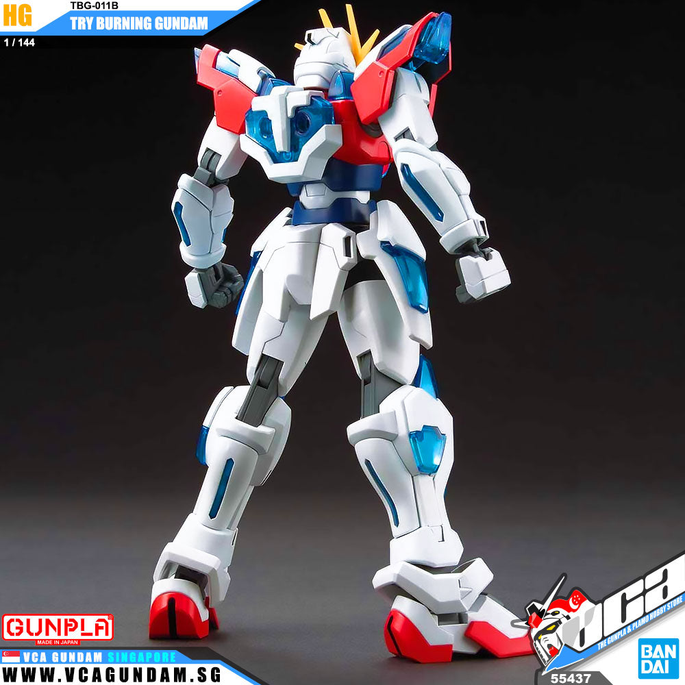 Bandai® 高达模型 HG 创战者 (HGBF) 尝试燃烧高达