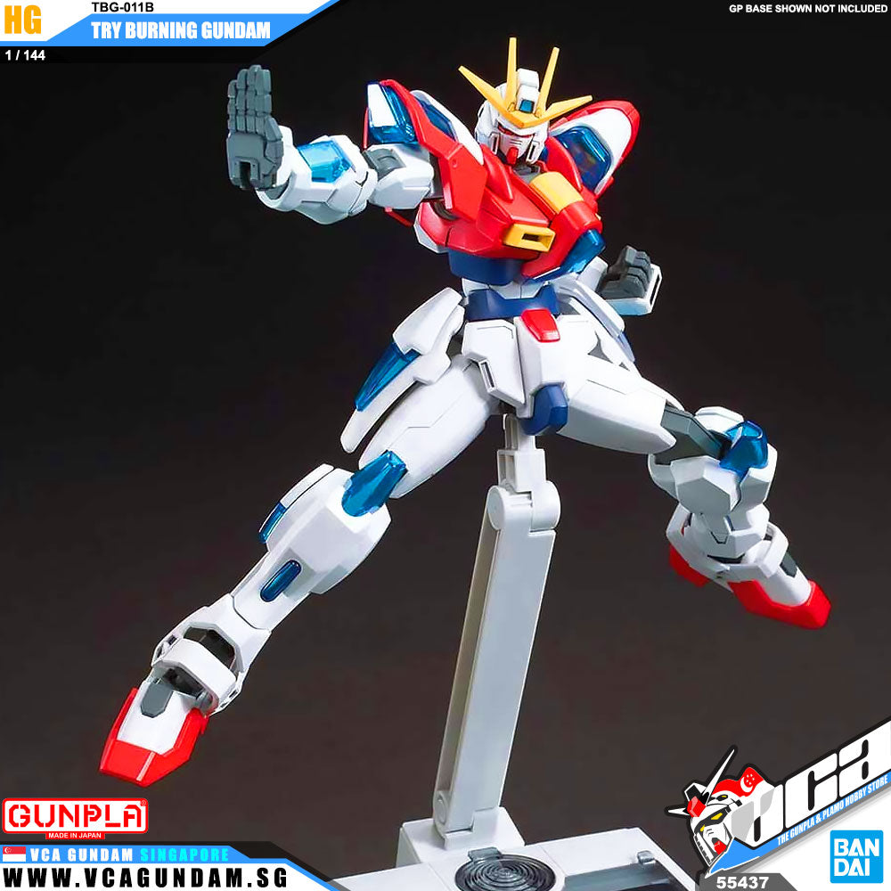 Bandai® 高达模型 HG 创战者 (HGBF) 尝试燃烧高达