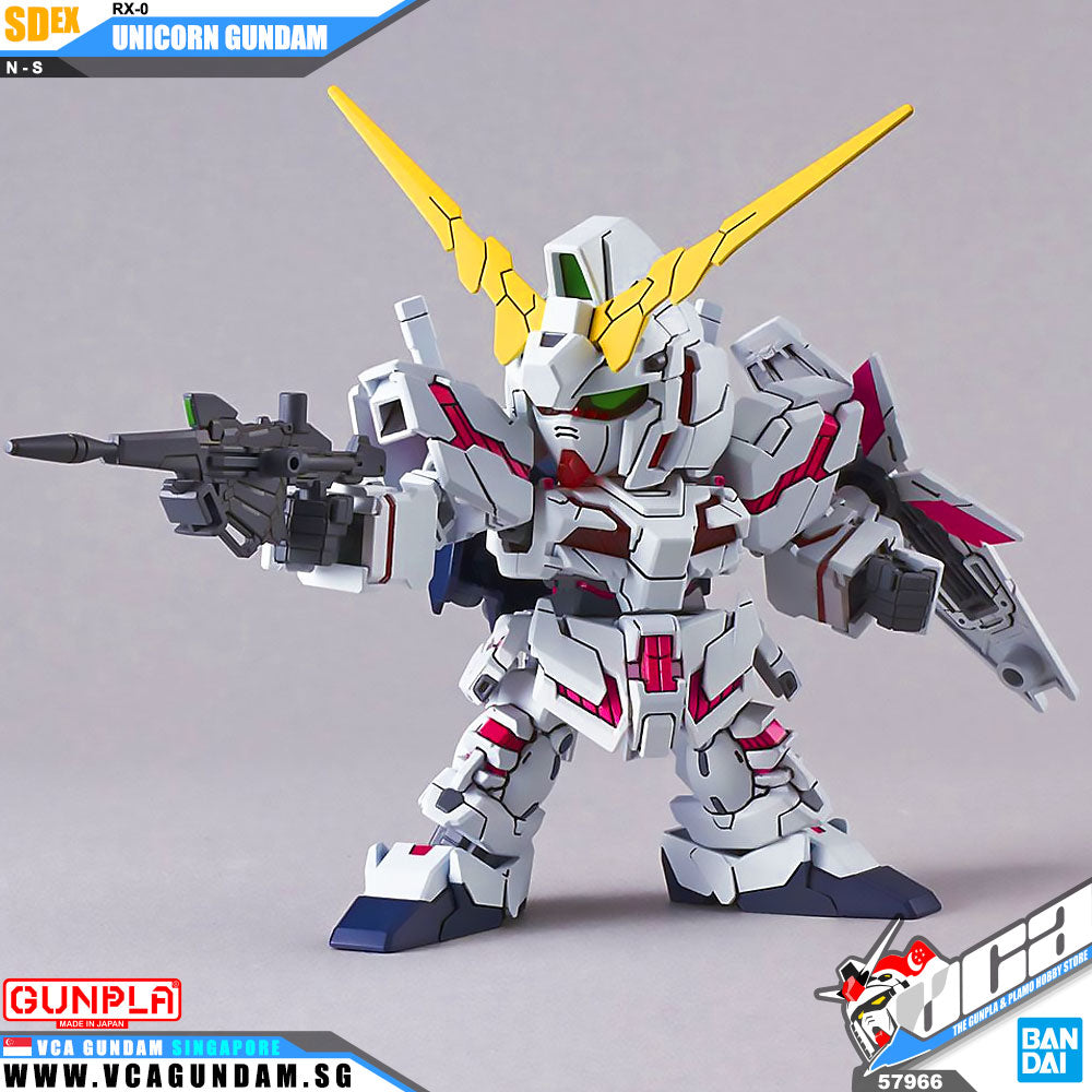 Bandai® Gunpla SD EX-Standard (SDEX) UNICORN GUNDAM (DESTROY MODE)