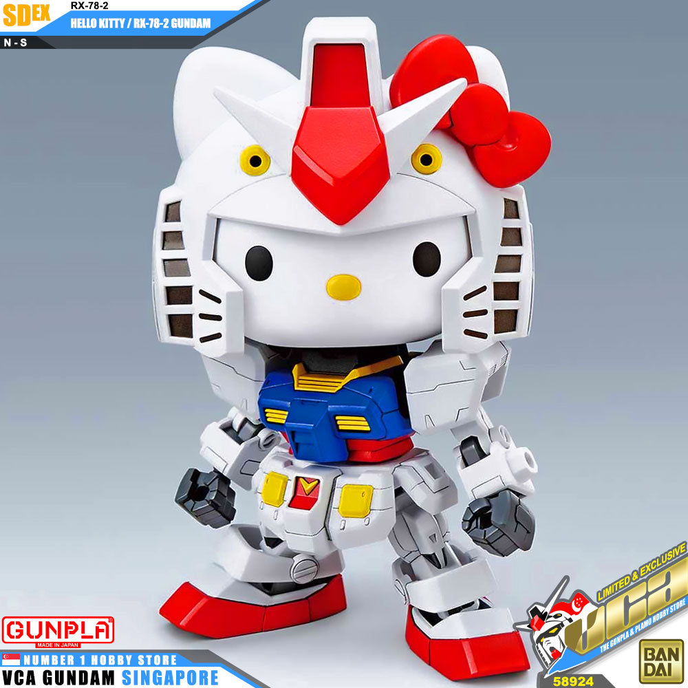 Bandai 高达模型 SD EX 标准 SDEX Hello Kitty RX-78-2 高达