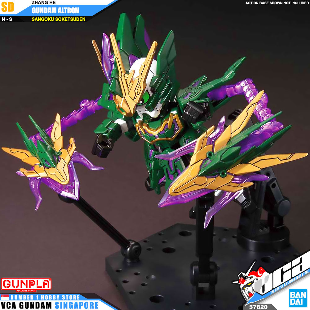 Bandai Gunpla Sangoku Soketsuden SD Zhang He Altron Gundam