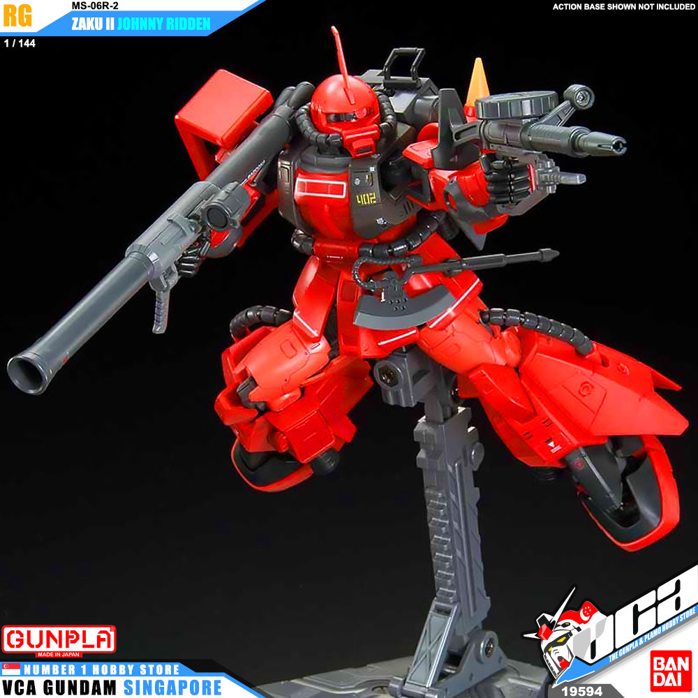 Bandai Gunpla Real Grade RG MS-06R-2 Zaku II Johnny Ridden Custom