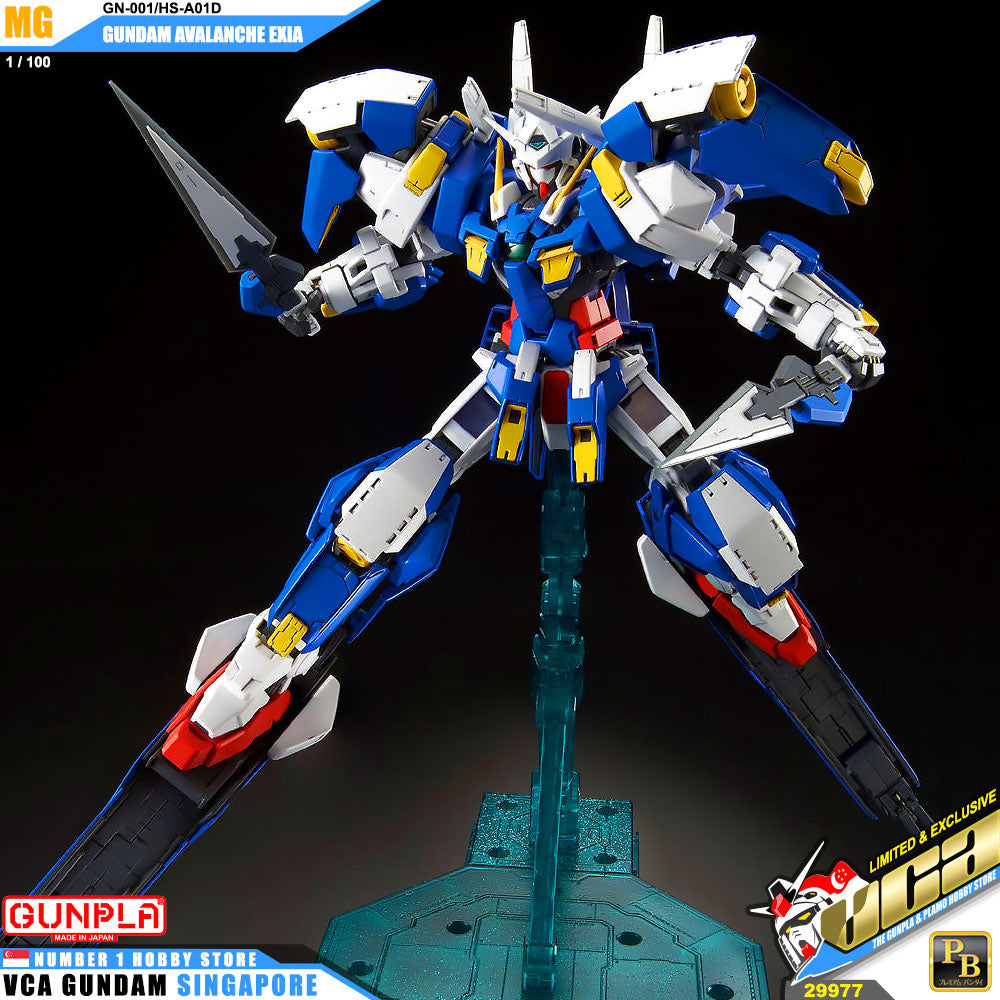 Premium Bandai Gunpla Master Grade 1/100 MG Gundam Avalanche Exia