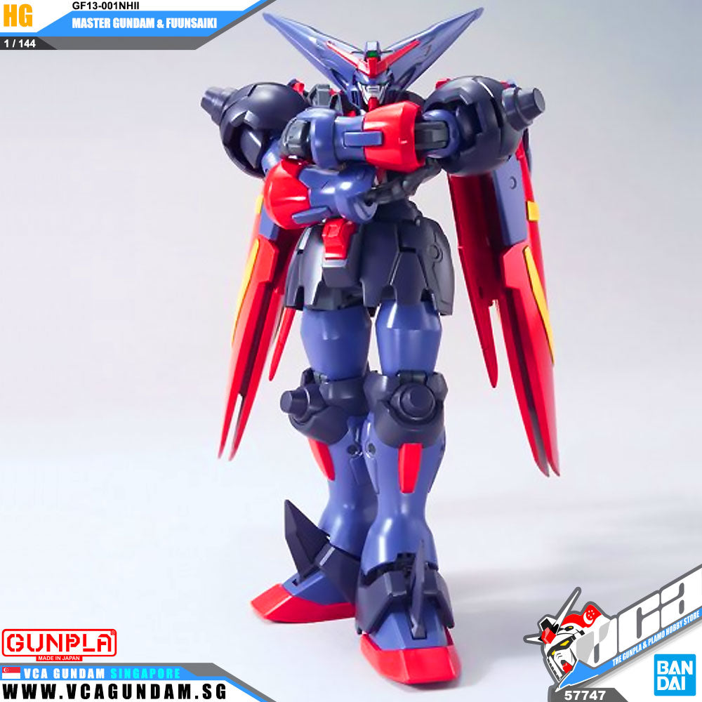 Bandai® 高达模型 HG FutureCentury (HGFC) MASTER GUNDAM & FUUNSAIKI