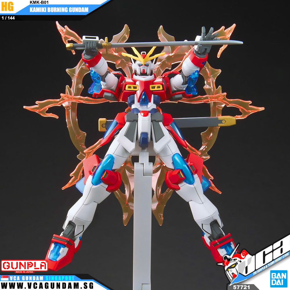 Bandai® 高达模型 HG 创战者 (HGBF) 神木燃烧高达