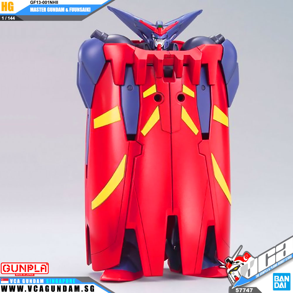 Bandai® 高达模型 HG FutureCentury (HGFC) MASTER GUNDAM & FUUNSAIKI