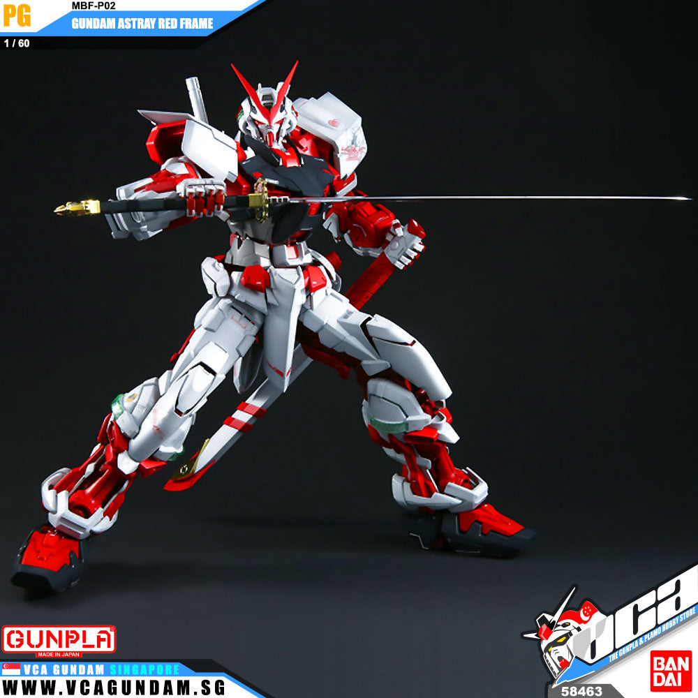 Bandai® 高达模型 完美等级 (PG) 异端高达 红色框