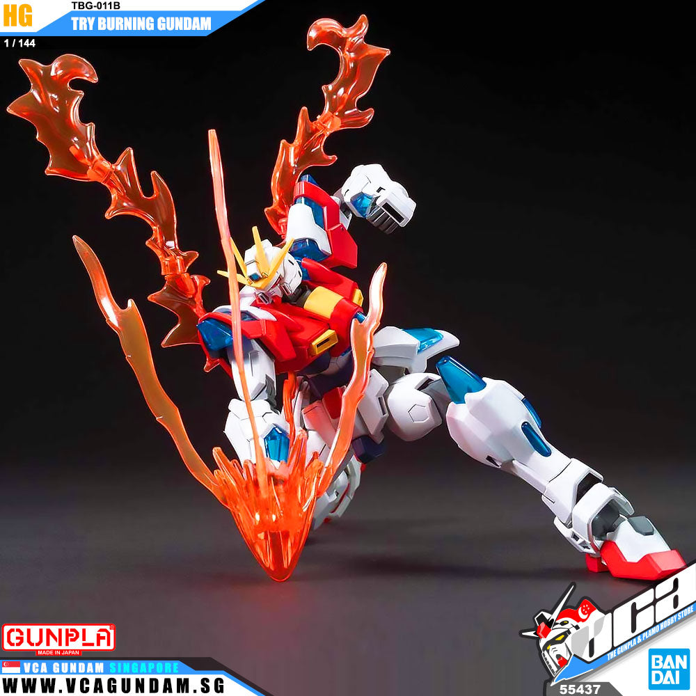 Bandai® 高达模型 HG 创战者 (HGBF) 尝试燃烧高达