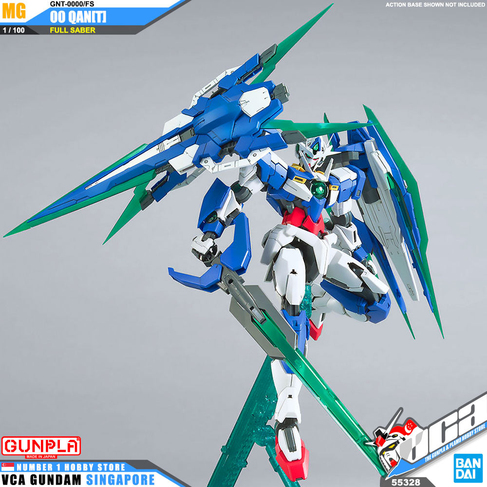 Bandai Gunpla Master Grade 1/100 MG GNT-0000/FS 00 QANT FULL SABER