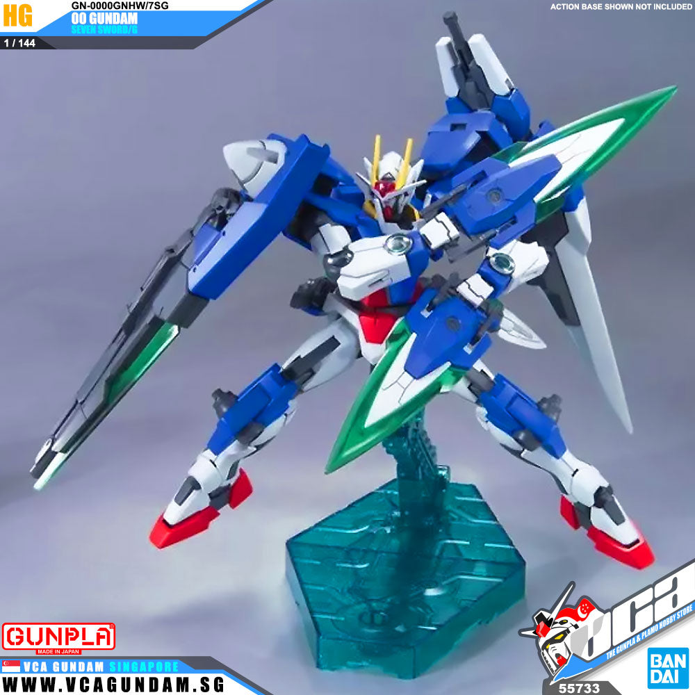 G Plastic Model Kit Gundam 00 F S Wtrack Bandai Mg 1 100 00 Gundam Seven Sword Gundam Models Kits