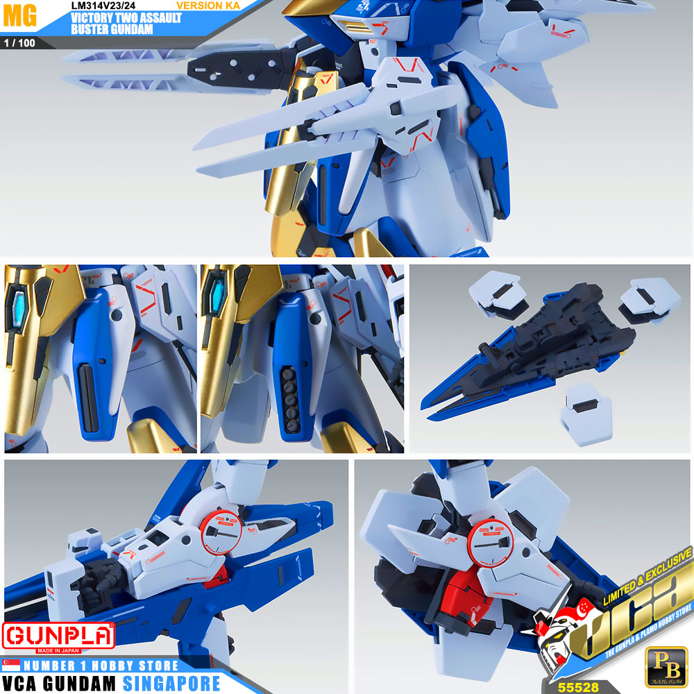 PremiumBandai Master Grade MG 1/100 LM314V23/24 VICTORY TWO ASSAULT BUSTER GUNDAM VER KA