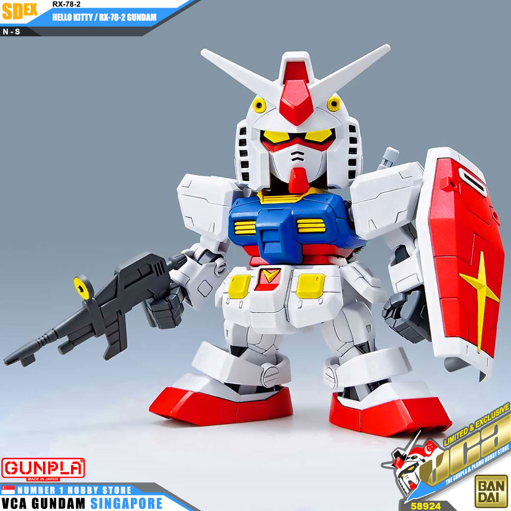 Bandai 高达模型 SD EX 标准 SDEX Hello Kitty RX-78-2 高达