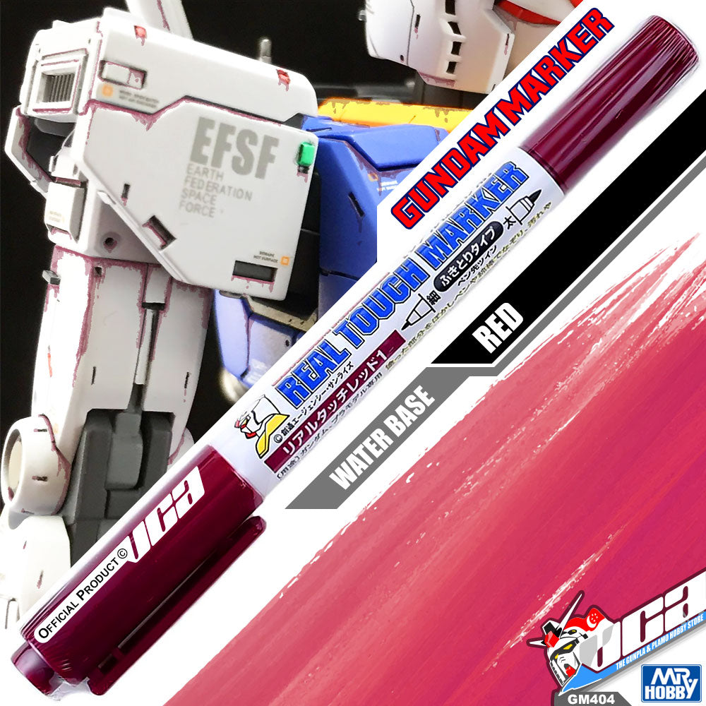 GSI CREOS MR HOBBY GM404 GUNDAM REAL TOUCH MARKER PAINT RED HOBBY PEN VCA GUNDAM SINGAPORE