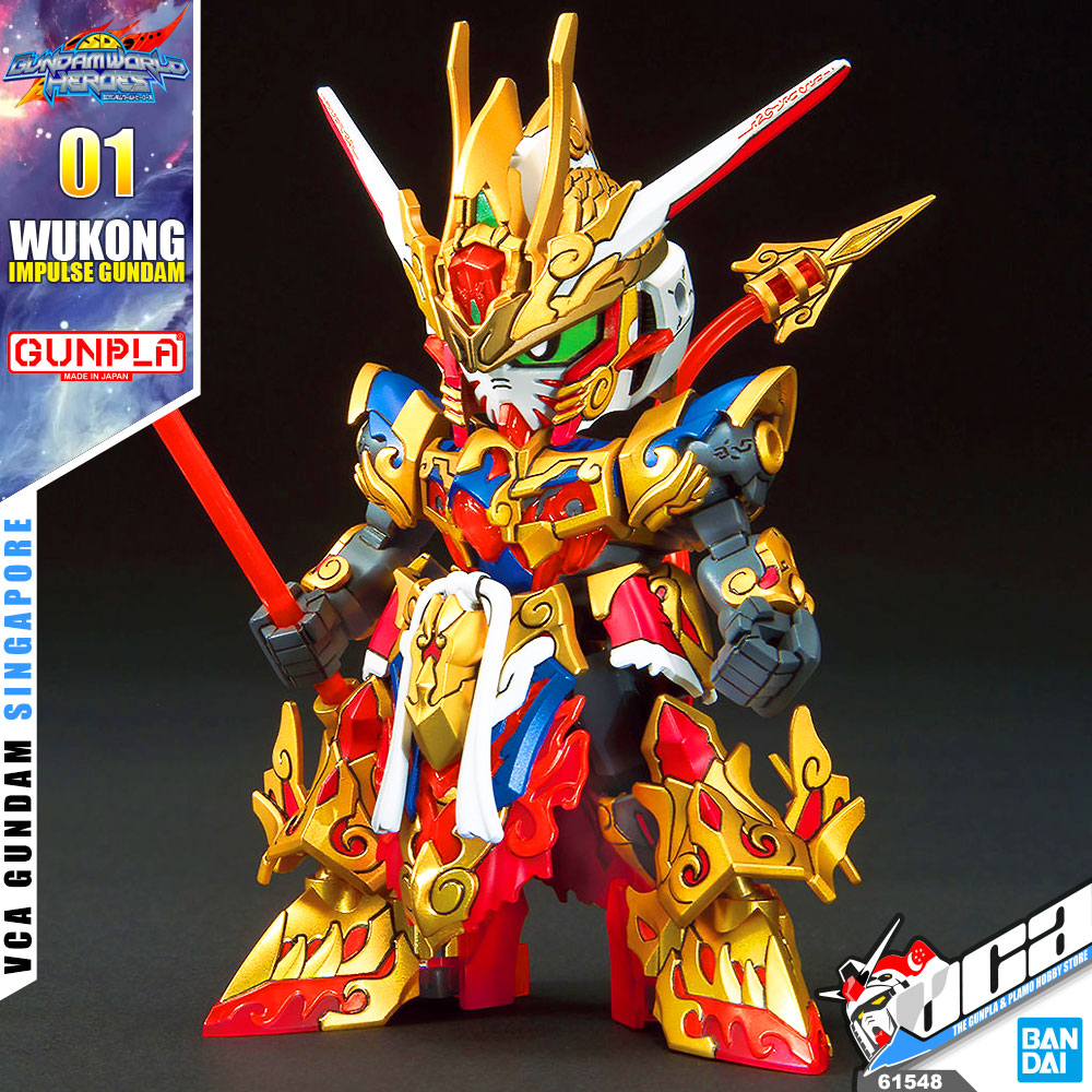 Bandai Gunpla World Heroes SD WUKONG IMPULSE GUNDAM