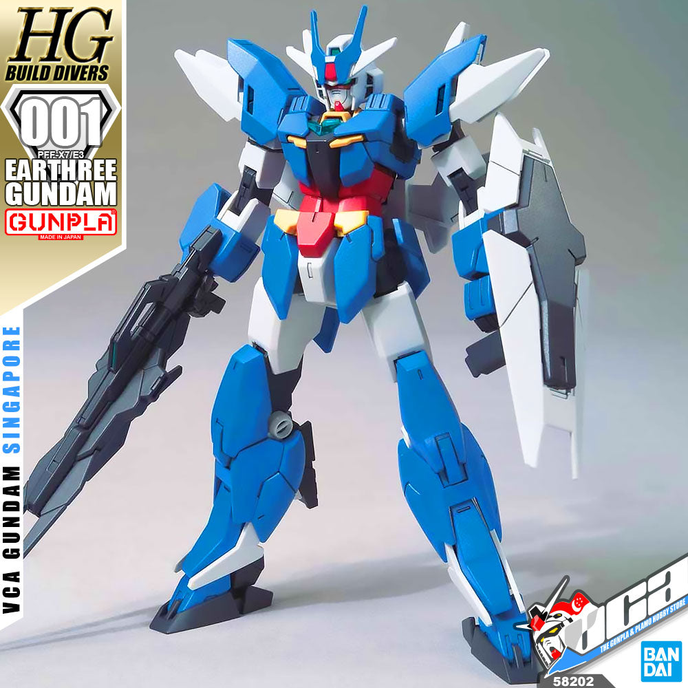 Bandai 高达模型 High Grade 1/144 HG 地球三高达