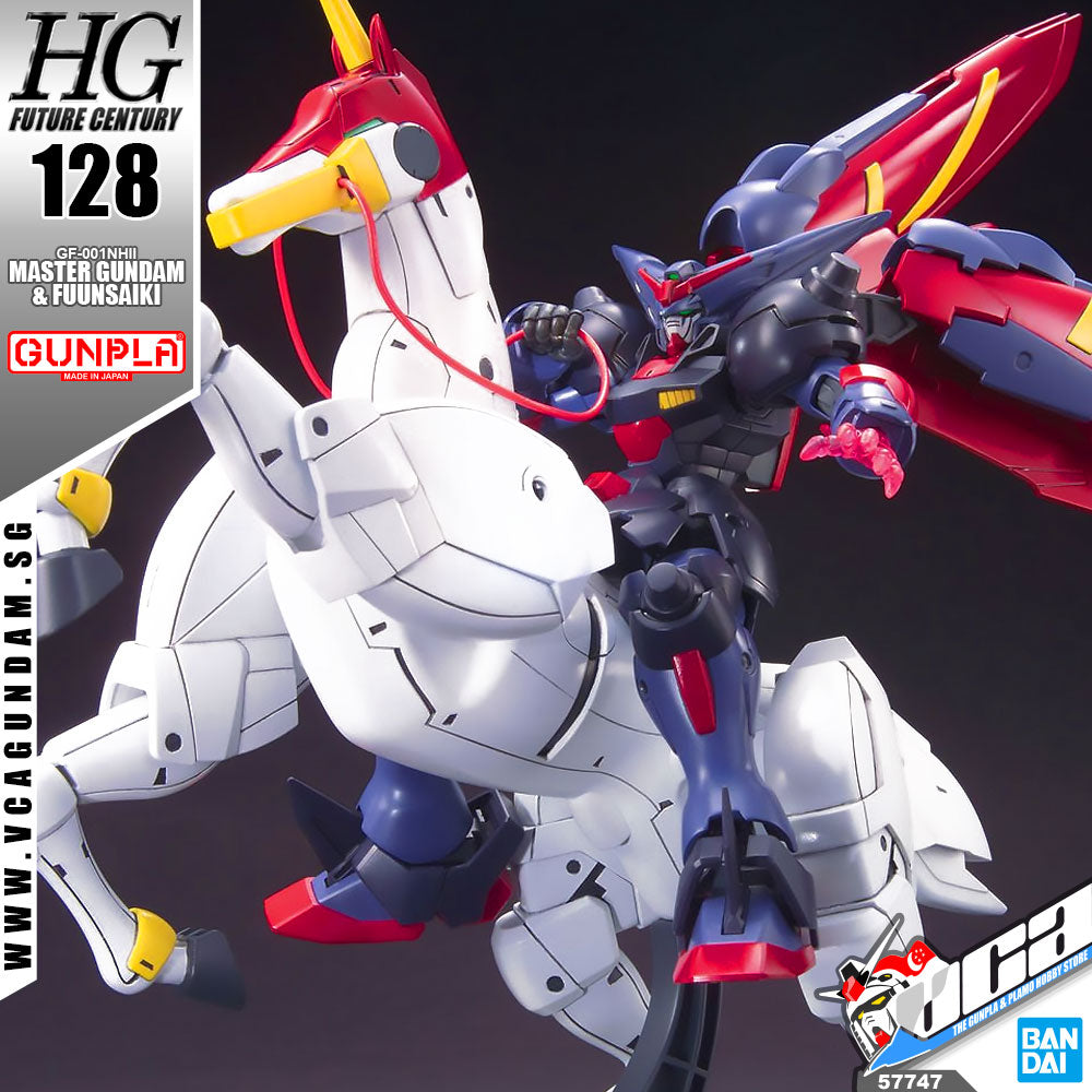 Bandai® 高达模型 HG FutureCentury (HGFC) MASTER GUNDAM & FUUNSAIKI