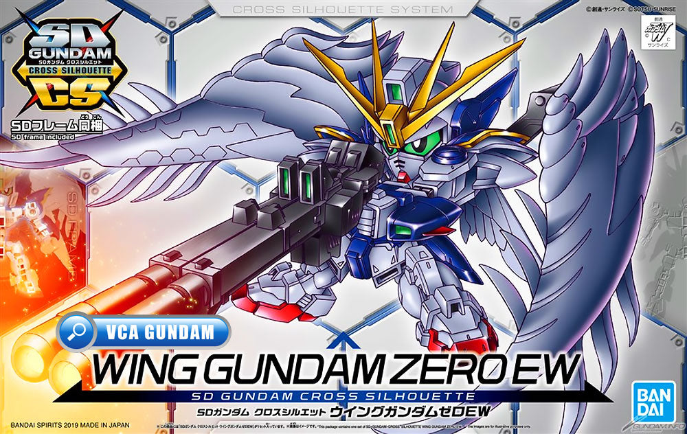 Bandai SD Cross Silhouette SDCS XXXG-00W0 Wing Gundam Zero EW Box Art