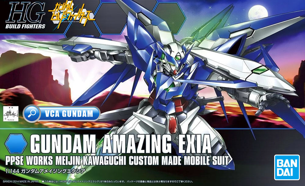 Bandai Gunpla High Grade HG Gundam Amazing Exia Box Art