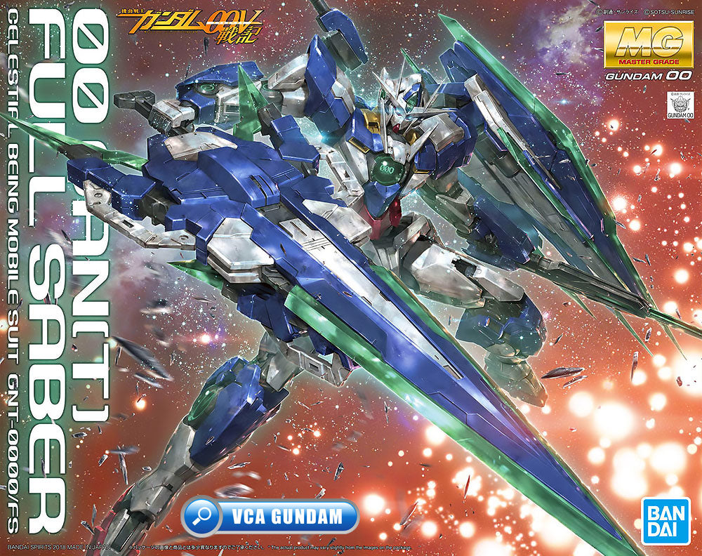 Bandai 高达模型 Master Grade 1/100 MG GNT-0000/FS 00 QANT FULL SABRE 包装盒艺术