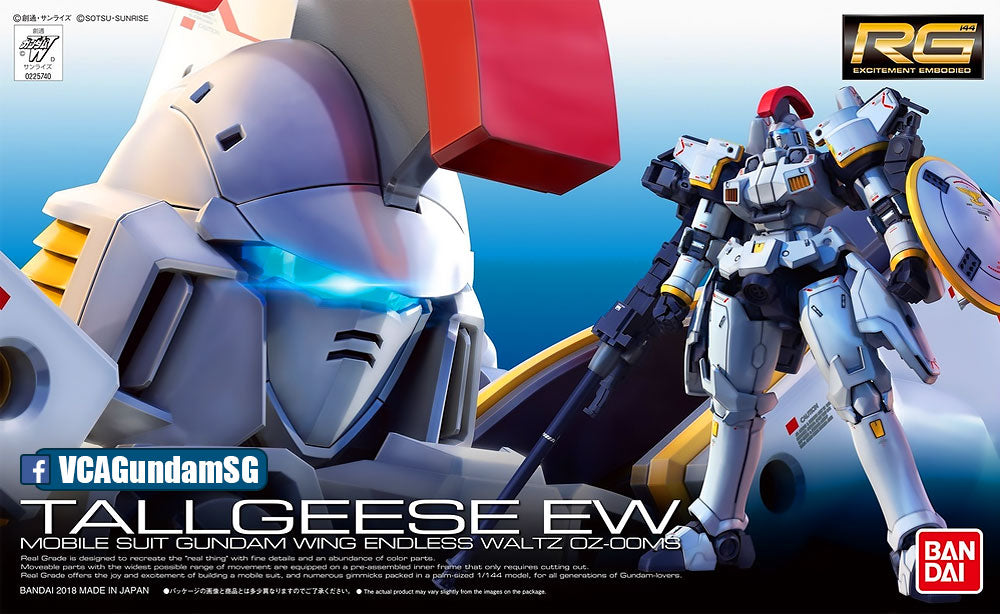 Bandai® Gunpla Real Grade (RG) TALLGEESE EW Box Art