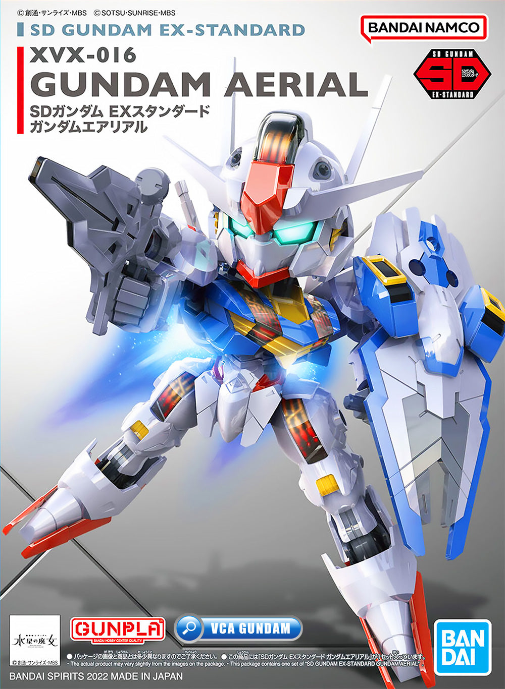 Bandai Gunpla SD EX Standard SDEX XVX-016 Gundam Aerial Plastic Model Action Toy VCA Singapore